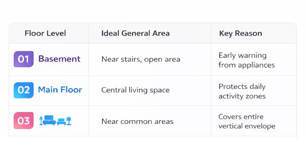 Where to Place Your Carbon Monoxide Alarm