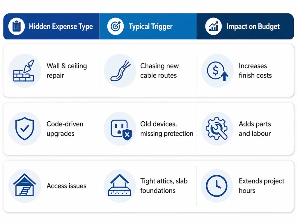 Hidden Rewiring Expenses Homeowners Often Miss