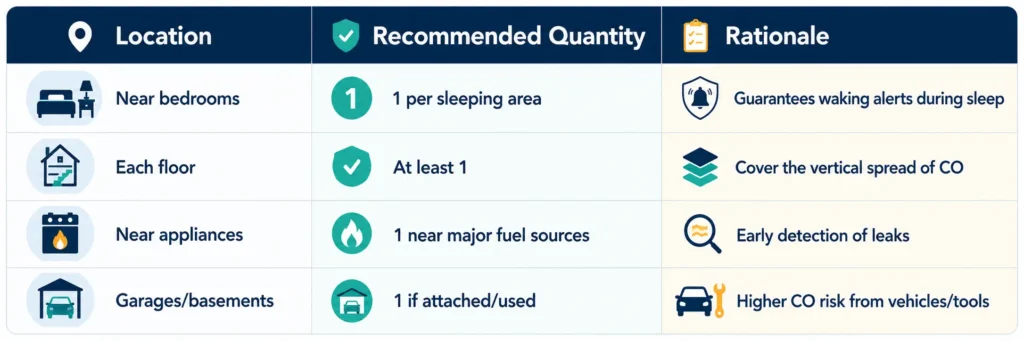 Where to Place CO Detectors and How Many You Need / What Is a Carbon Monoxide Detector