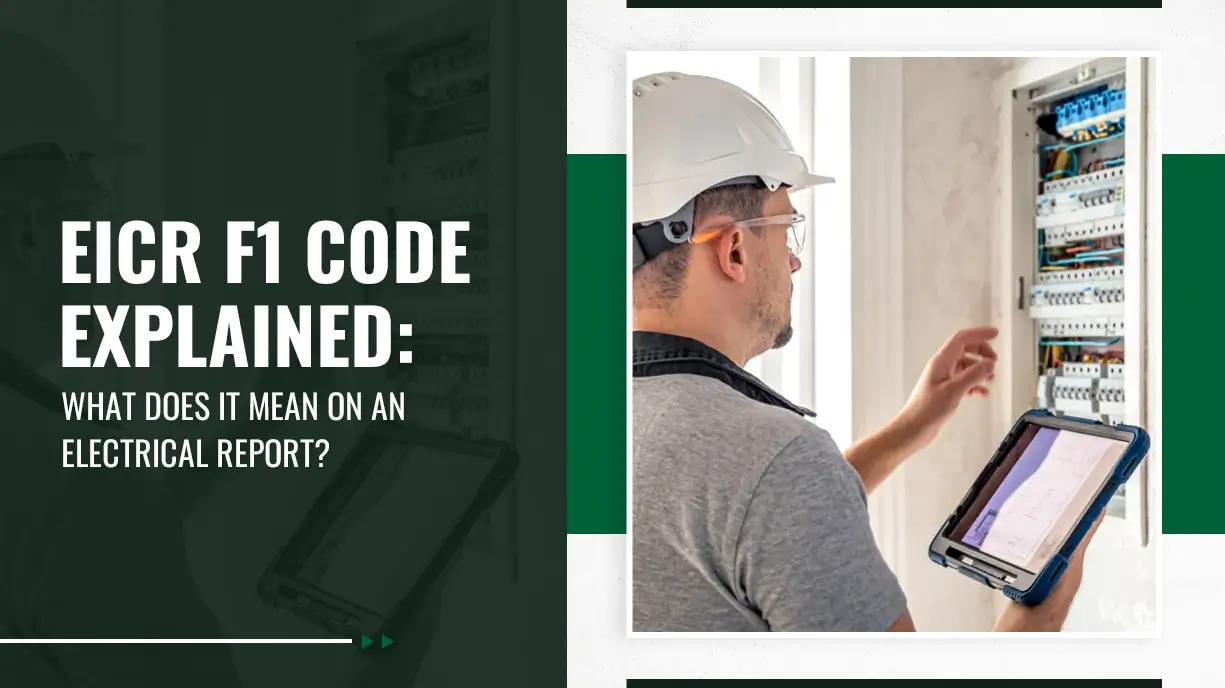 EICR F1 Code Explained What Does It Mean on an Electrical Report