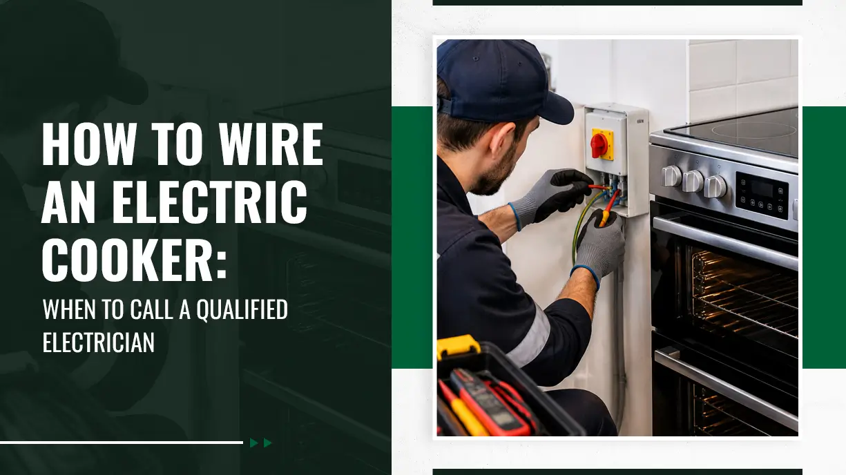 How to Wire an Electric Cooker When to Call a Qualified Electrician